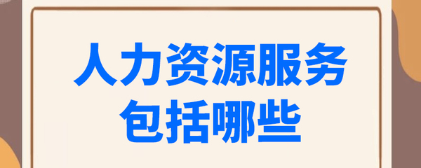 人力資源服務(wù)的全方位解析